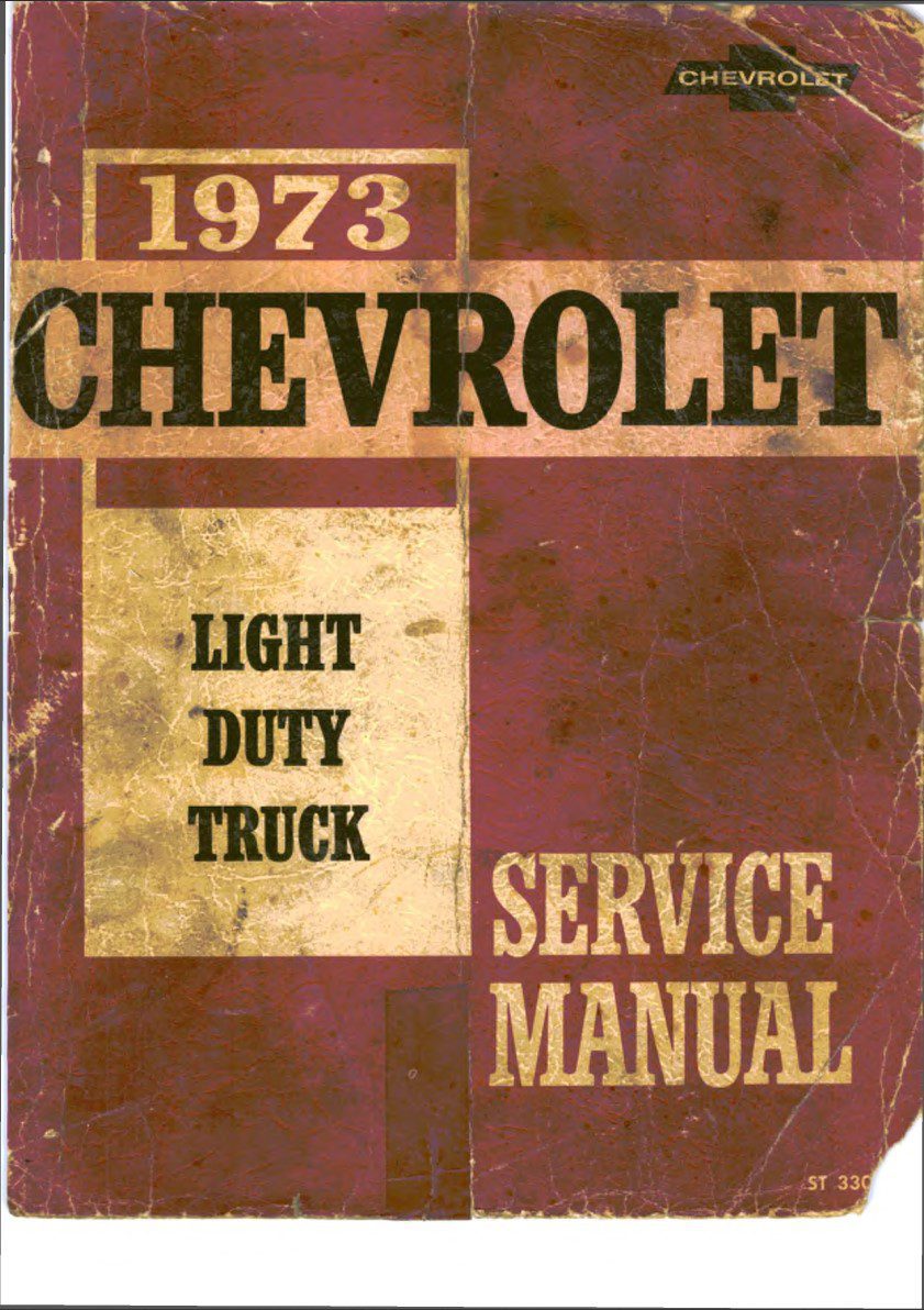 chevrolet chevy van 1973 workshop manual