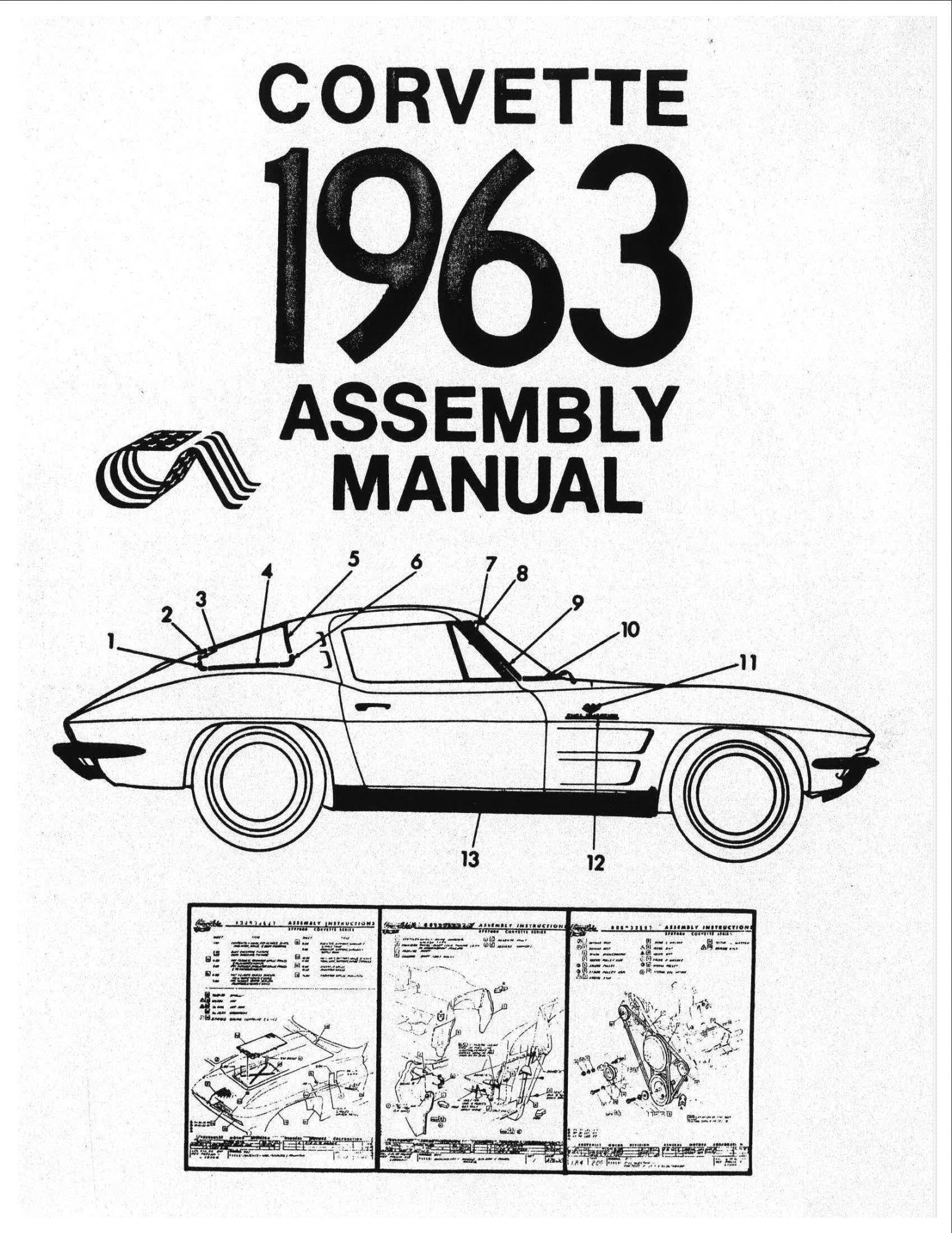 chevrolet corvette 1963 workshop manual