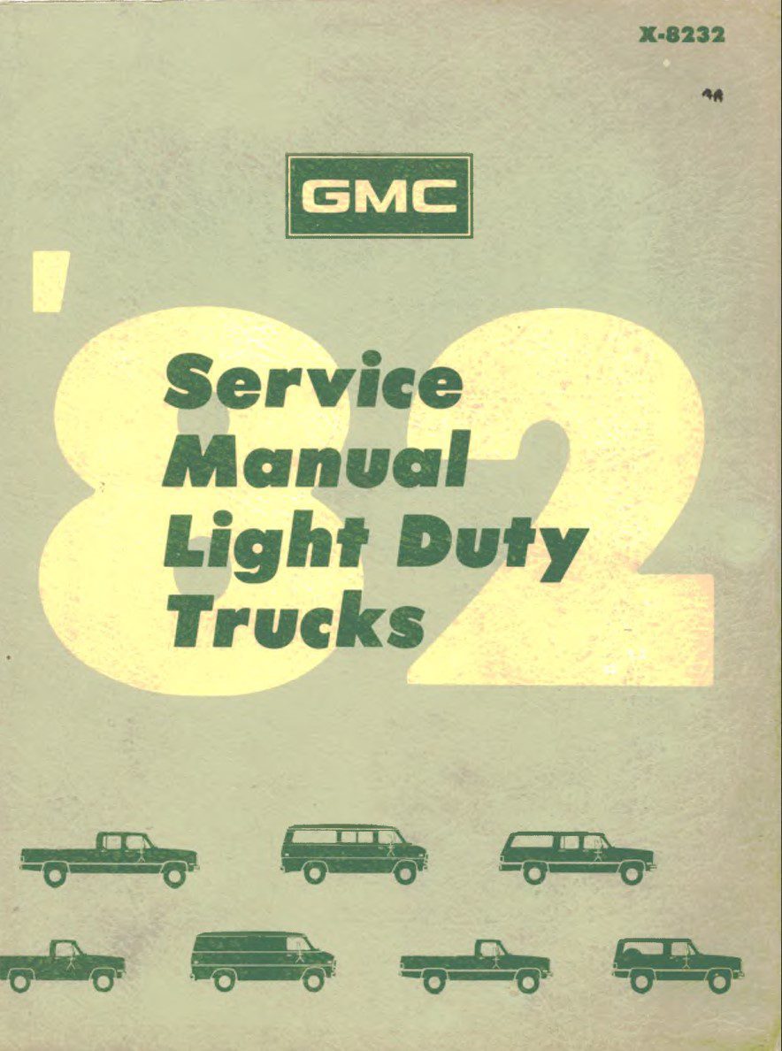chevrolet el camino 1982 workshop manual