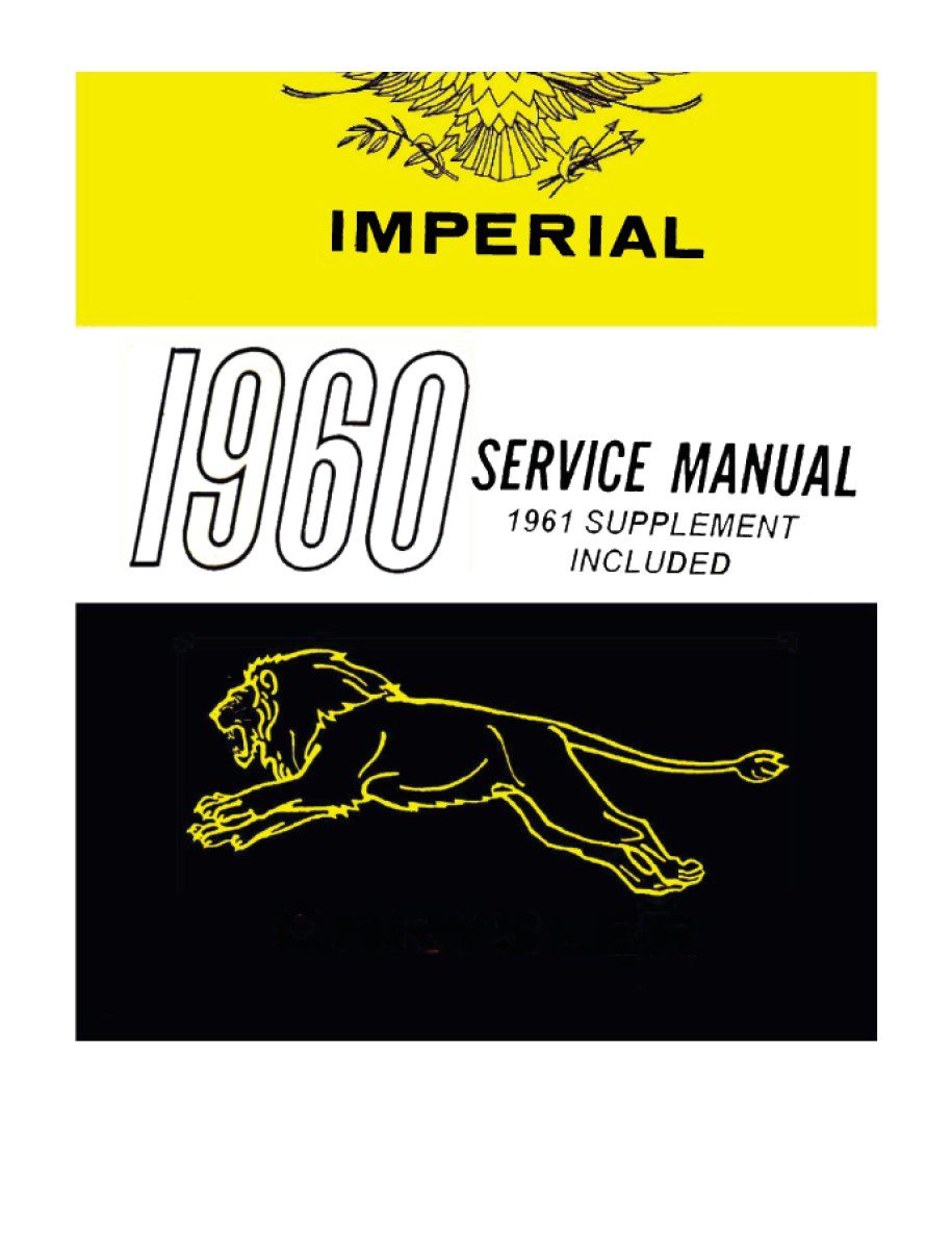chrysler saratoga 1960 1961 workshop manual