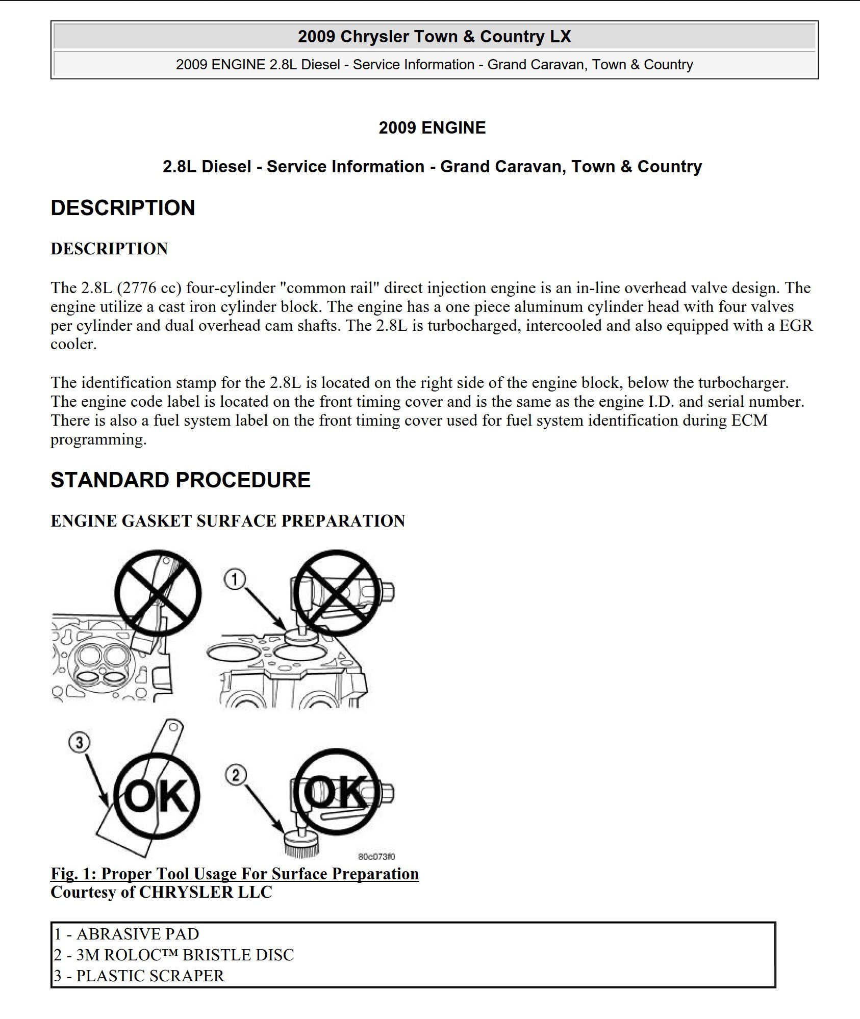 chrysler town country 2008 service repair manual