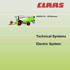 claas lexion 570 technical systems, hydraulic system manual