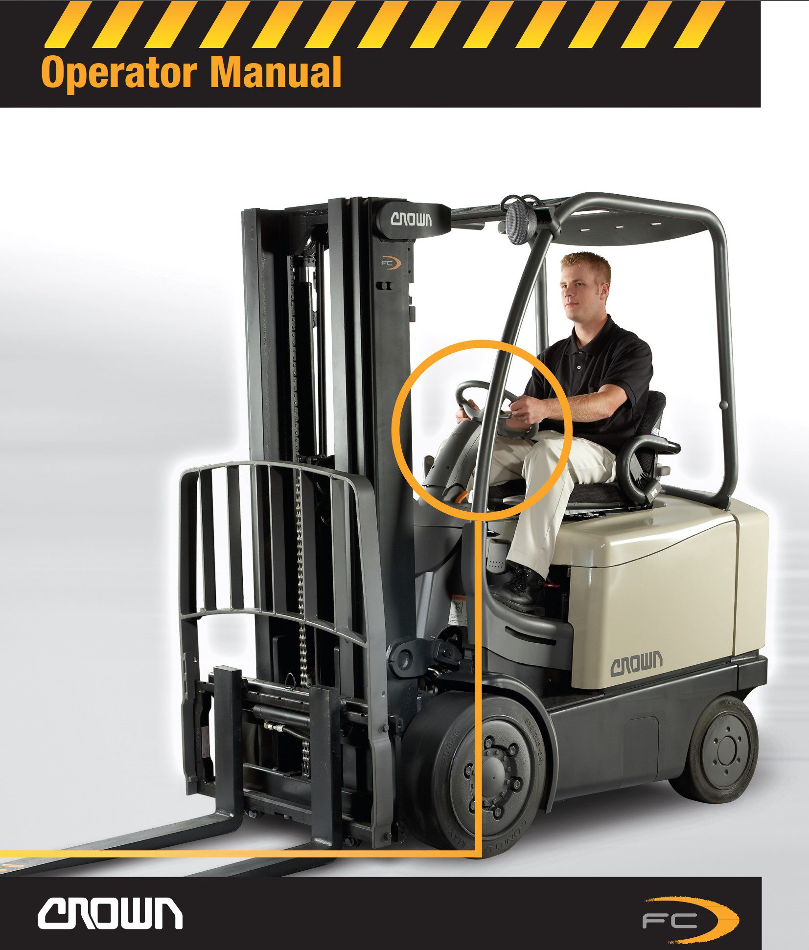 crown counterbalance trucks fc4500 operator manual