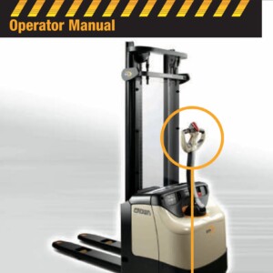 crown walkie stackers es operator manual