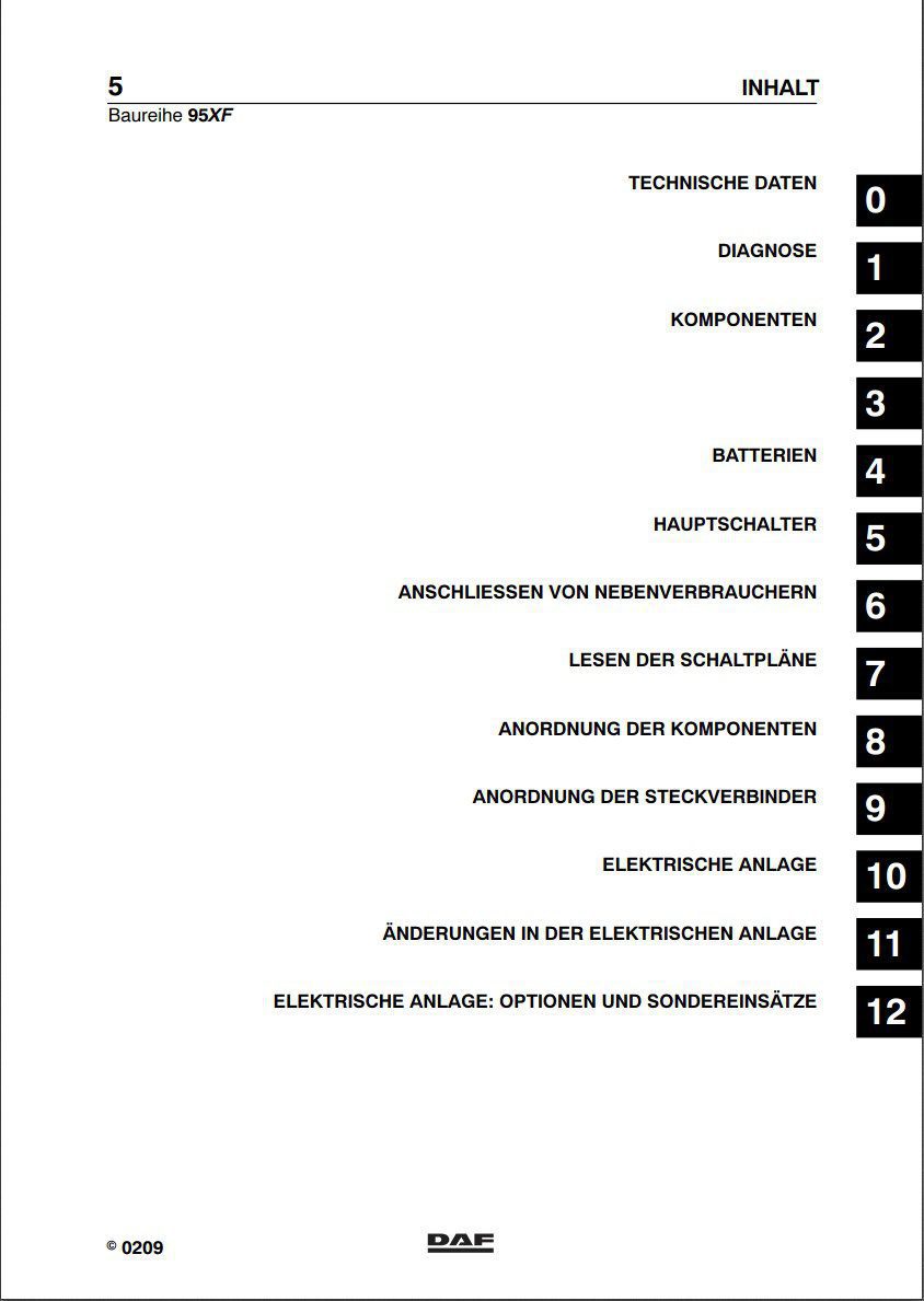 daf 95xf 2002 service repair manual