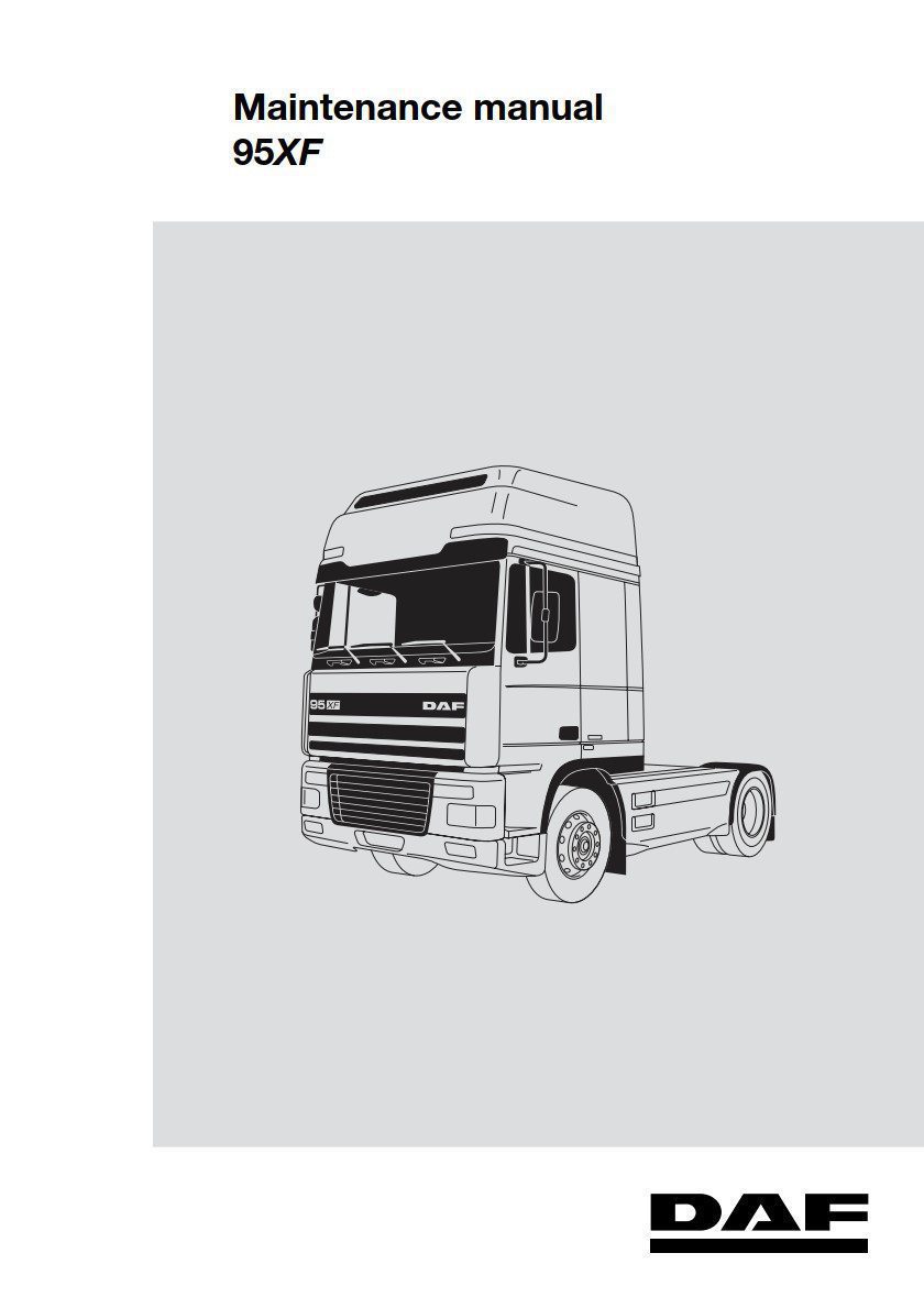 daf 95xf maintenance manual
