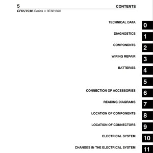 daf cf65 75 85 series technical service manual