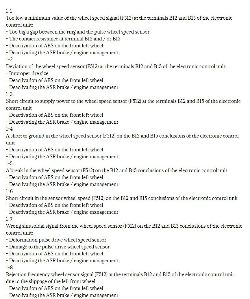 daf lf, cf, xf truck fault codes abs d, abs, asr e