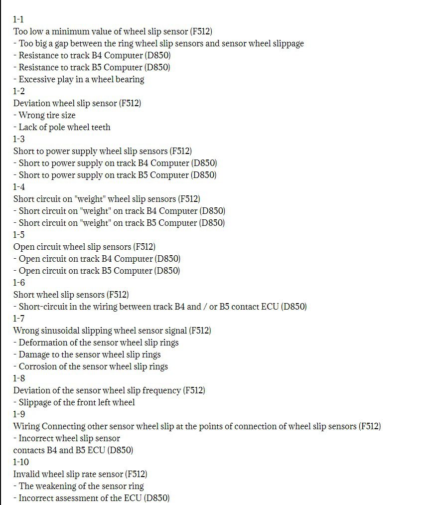 daf lf, cf, xf truck fault codes dtc (abs, asr d)