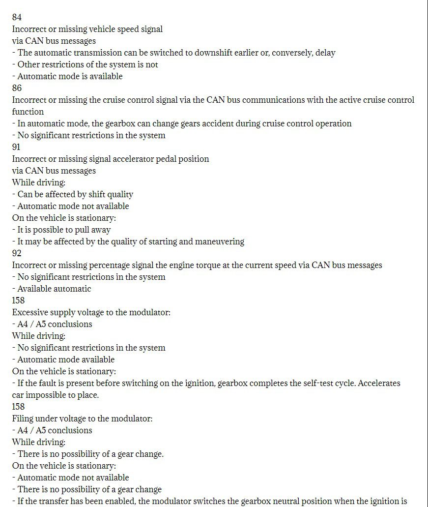 daf lf, cf, xf truck fault codes dtc (as tronic)