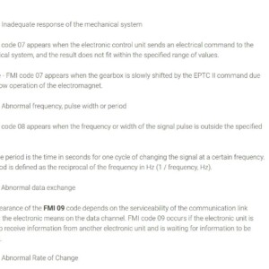 diagnostic fault codes fmi engine caterpillar