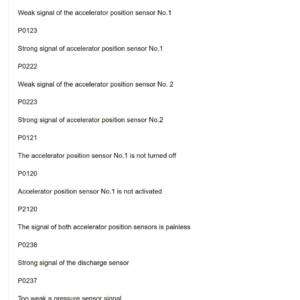 diagnostic trouble codes for sinotruk howo engines