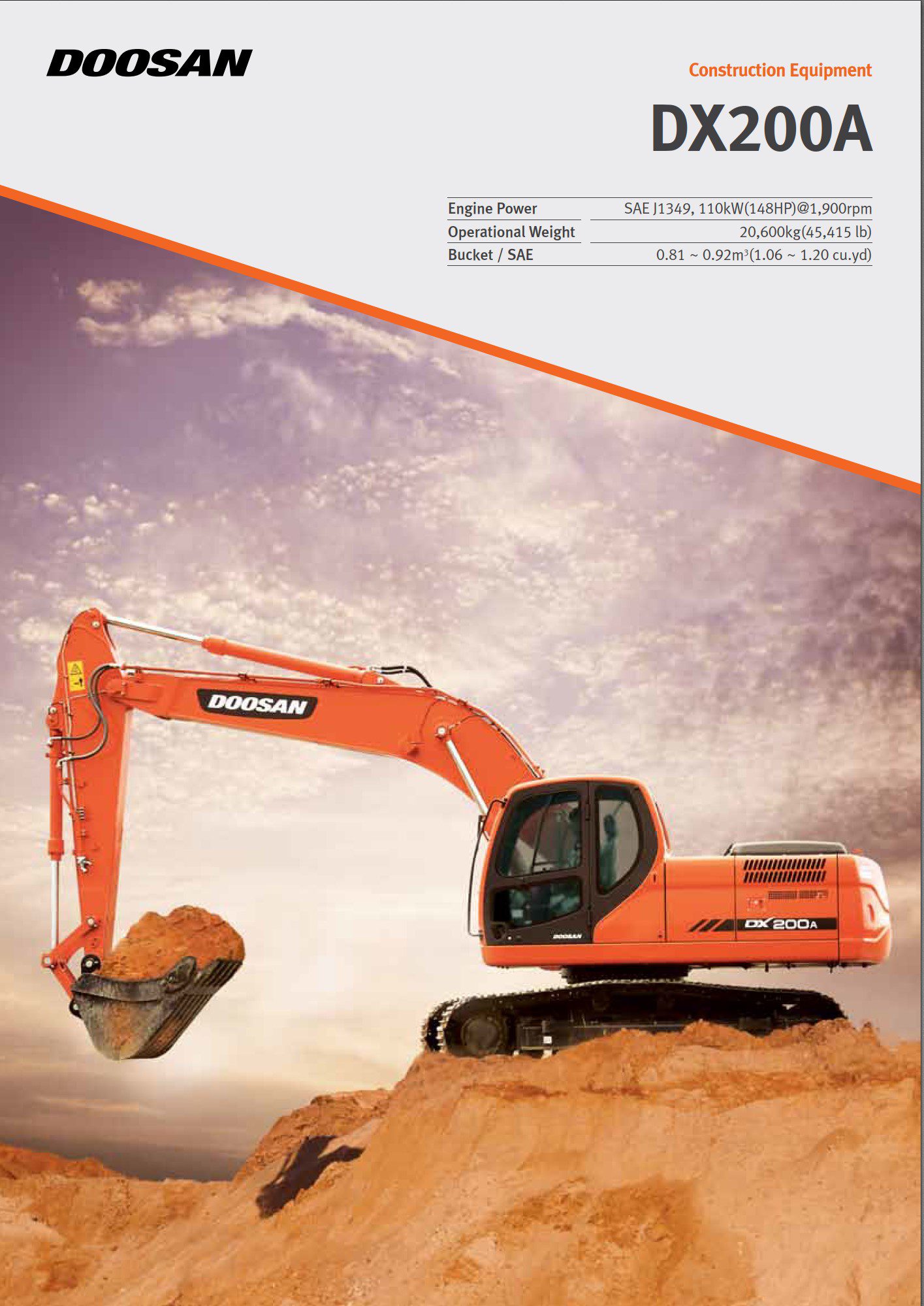 doosan dx200a service manual