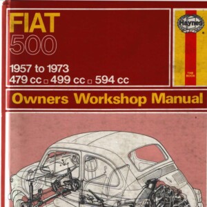 fiat 500 1957 1973 workshop manual