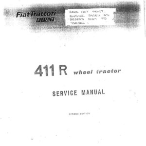 fiatagri 411r service manuals