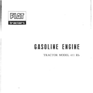 fiatagri 411rb service manuals