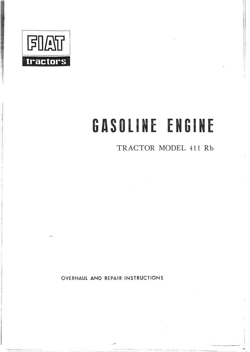 fiatagri 411rb service manuals