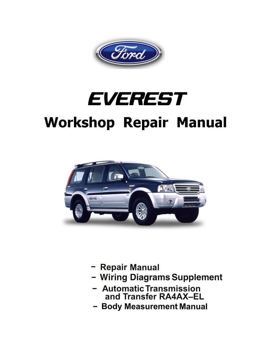 ford everest 2001 2007 service manual