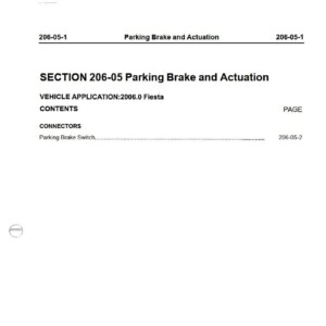 ford fiesta 2002 2008 repair manual diagnostic electrical