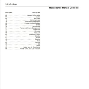 freightliner business class m2 100 106 106v 112 112v maintenance manual