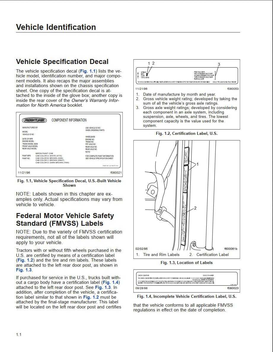 freightliner conventional service manual
