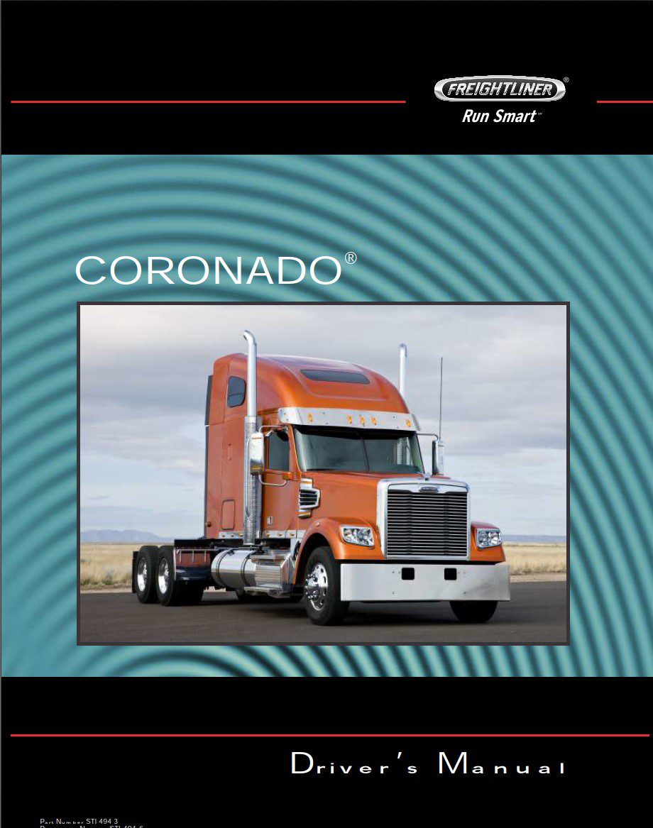 freightliner coronado 122 driver manual