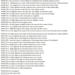 isuzu truck fault codes dtc