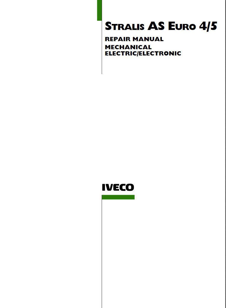 iveco stralis as 4 5 repair manual