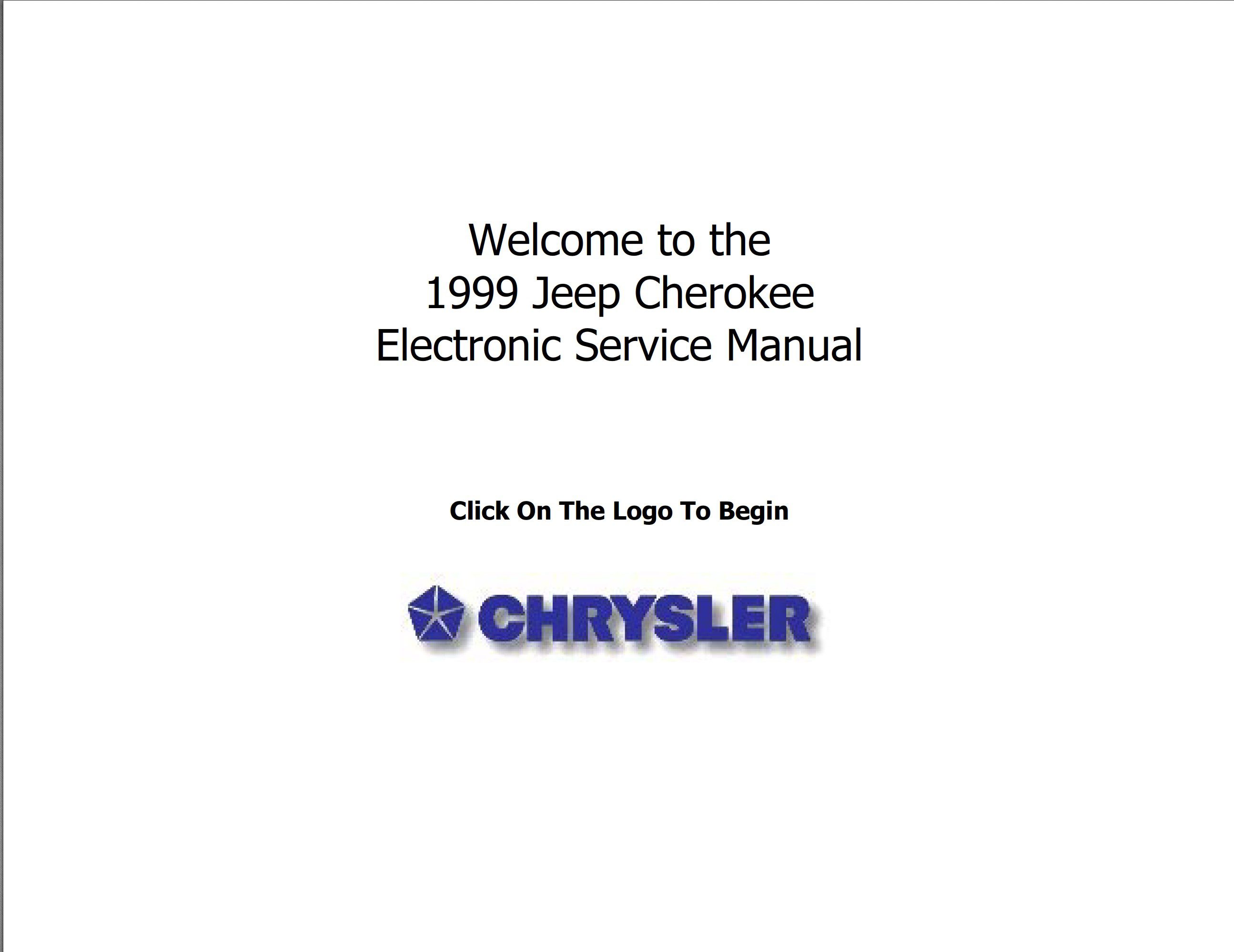 jeep cherokee xj 1999 service repair manual
