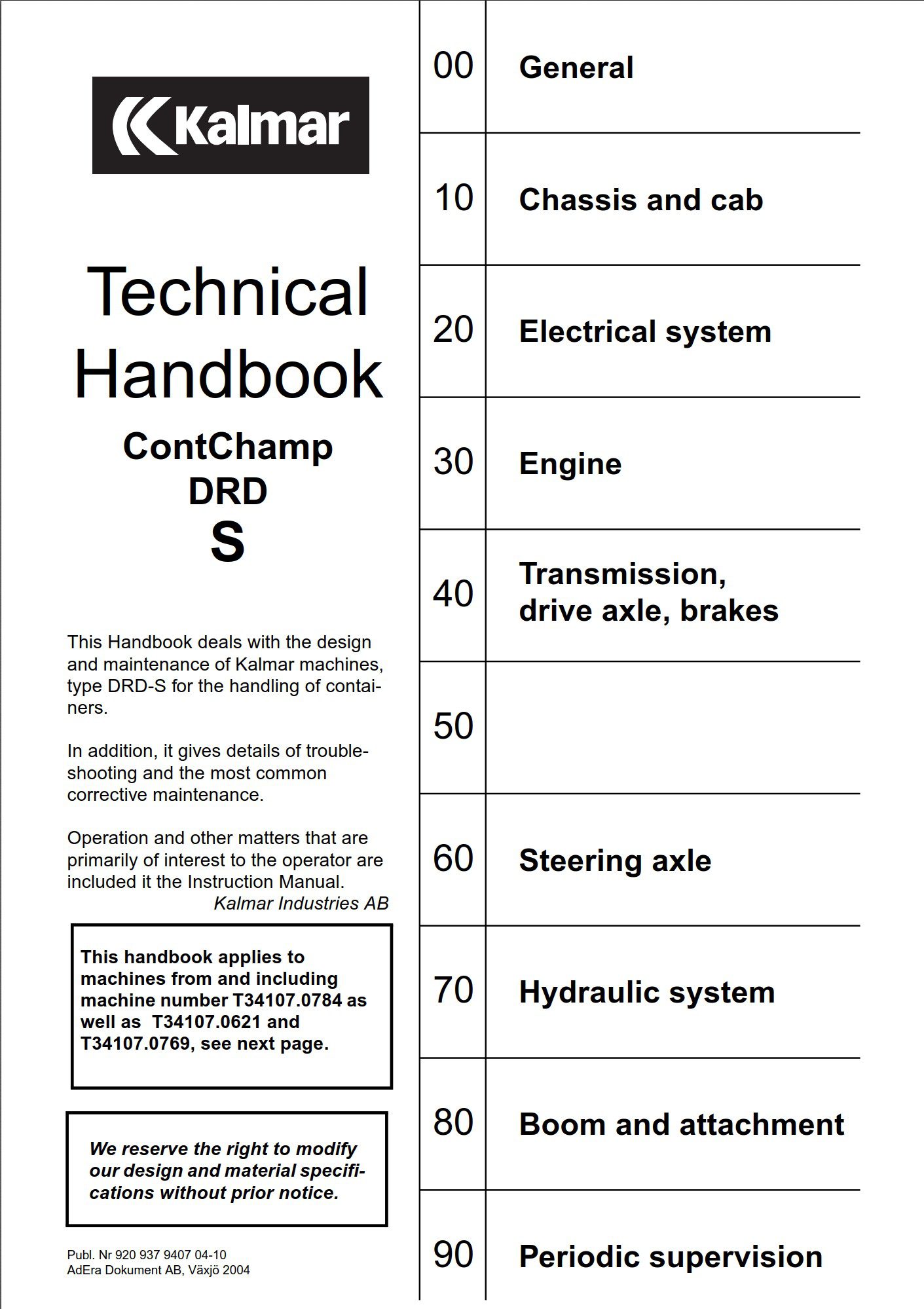 kalmar contchamp onderhoud drd gb drd s technical handbook