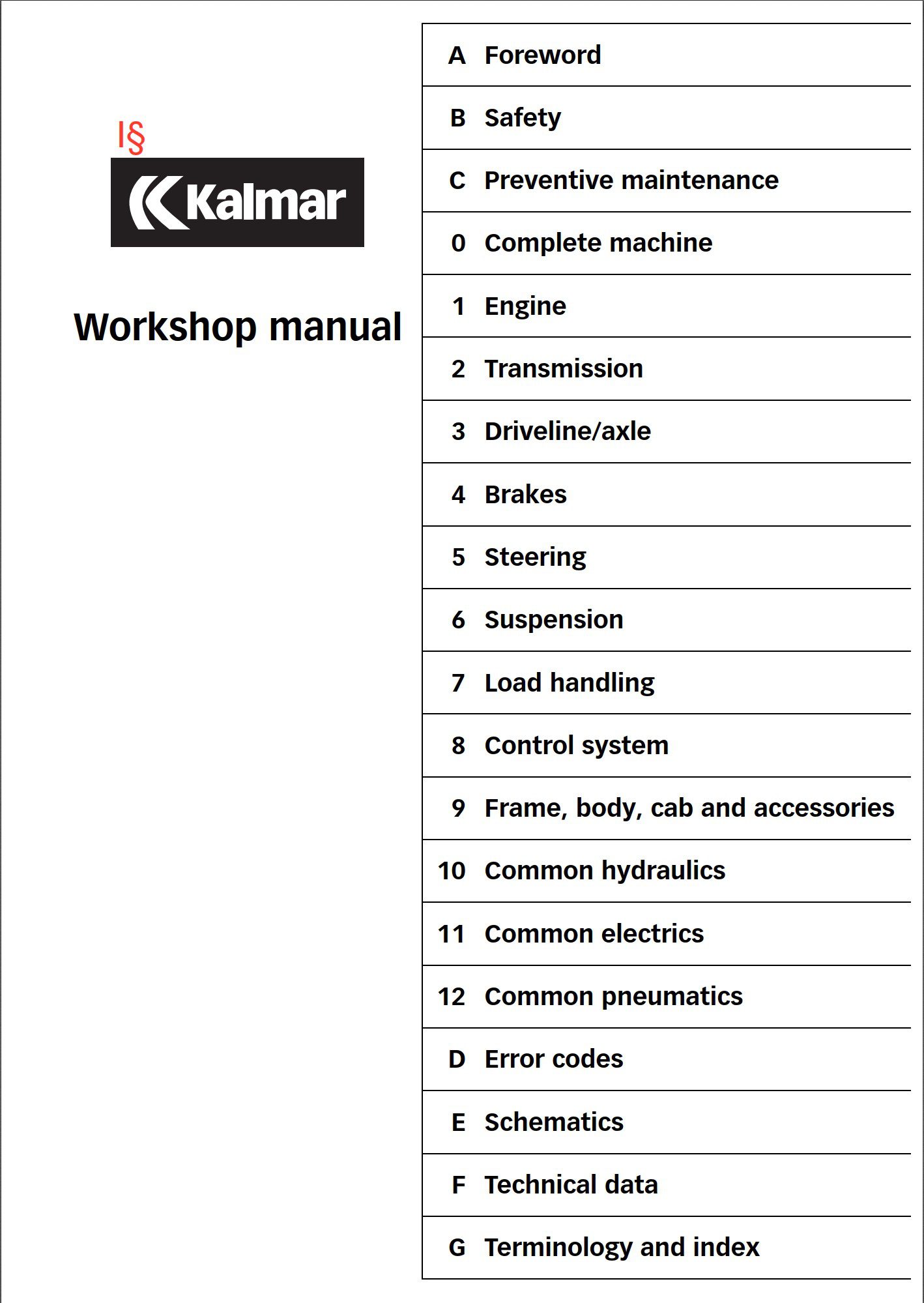 kalmar drf450 workshop manual