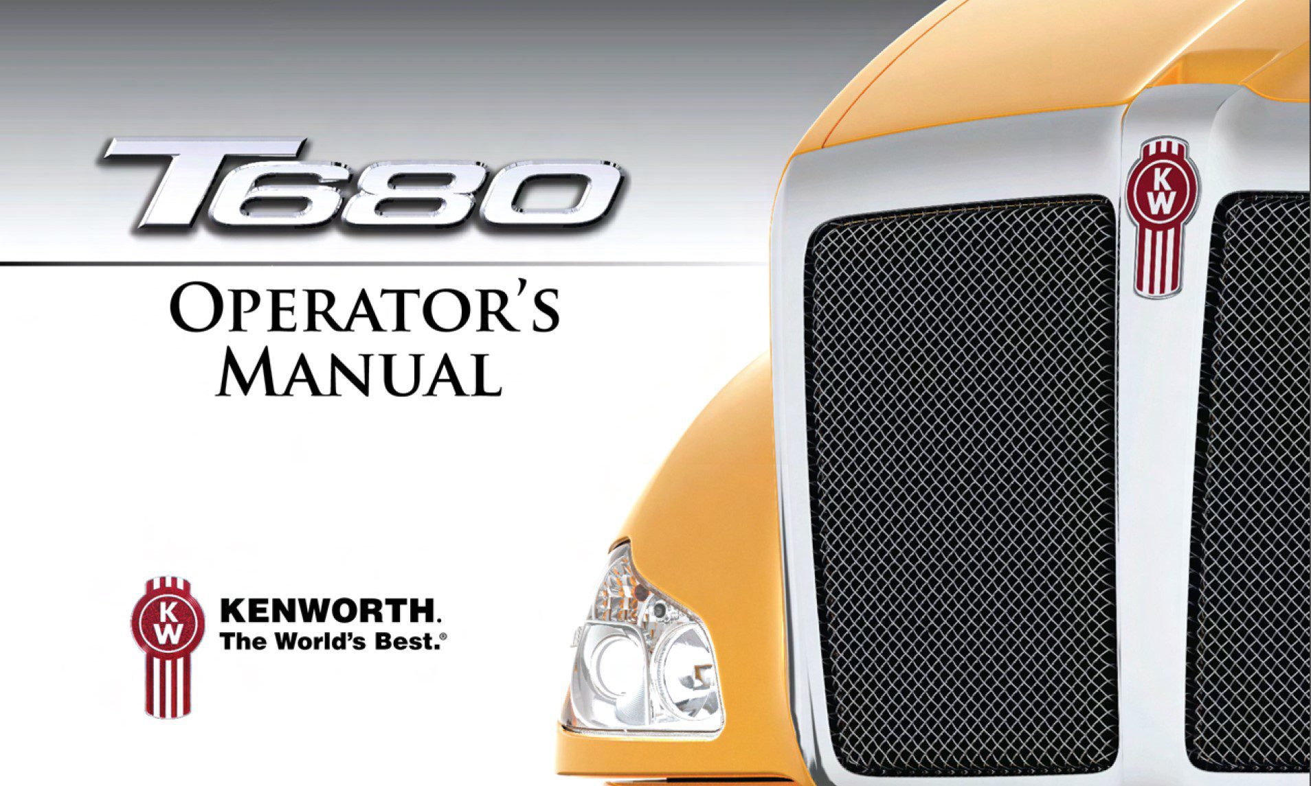 kenworth t680 operators manual