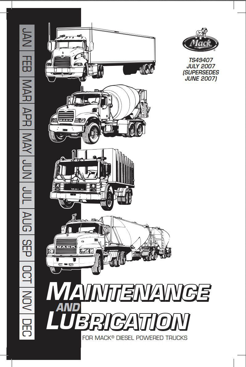 mack 2007 maintenance and lubrication manual