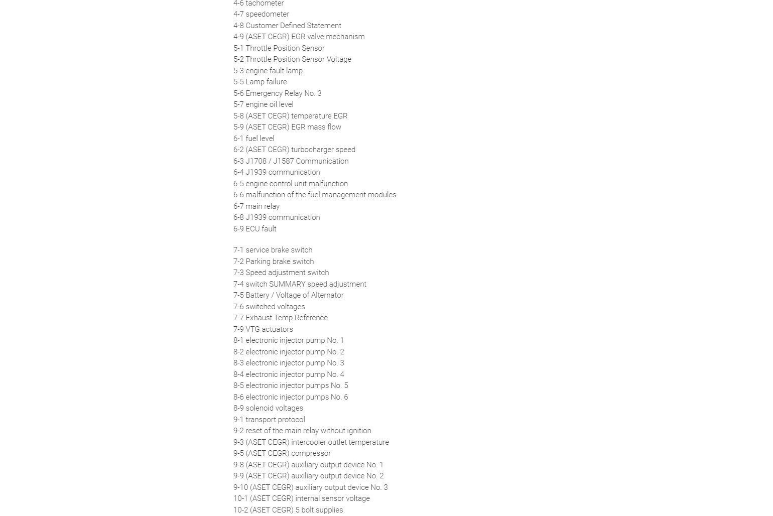 mack truck fault codes identification vmaciii since 1998 of release