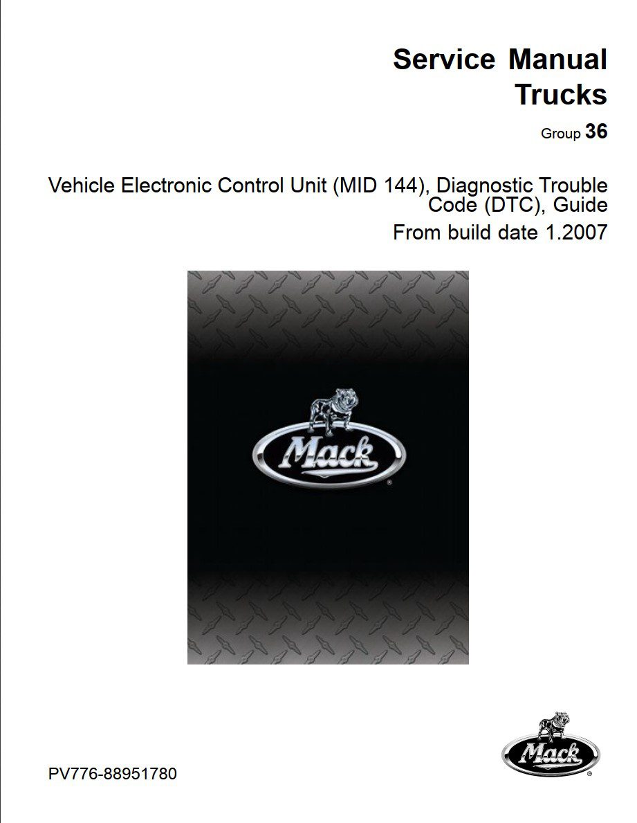 mack truck vmac iv mid 144 fault codes manual