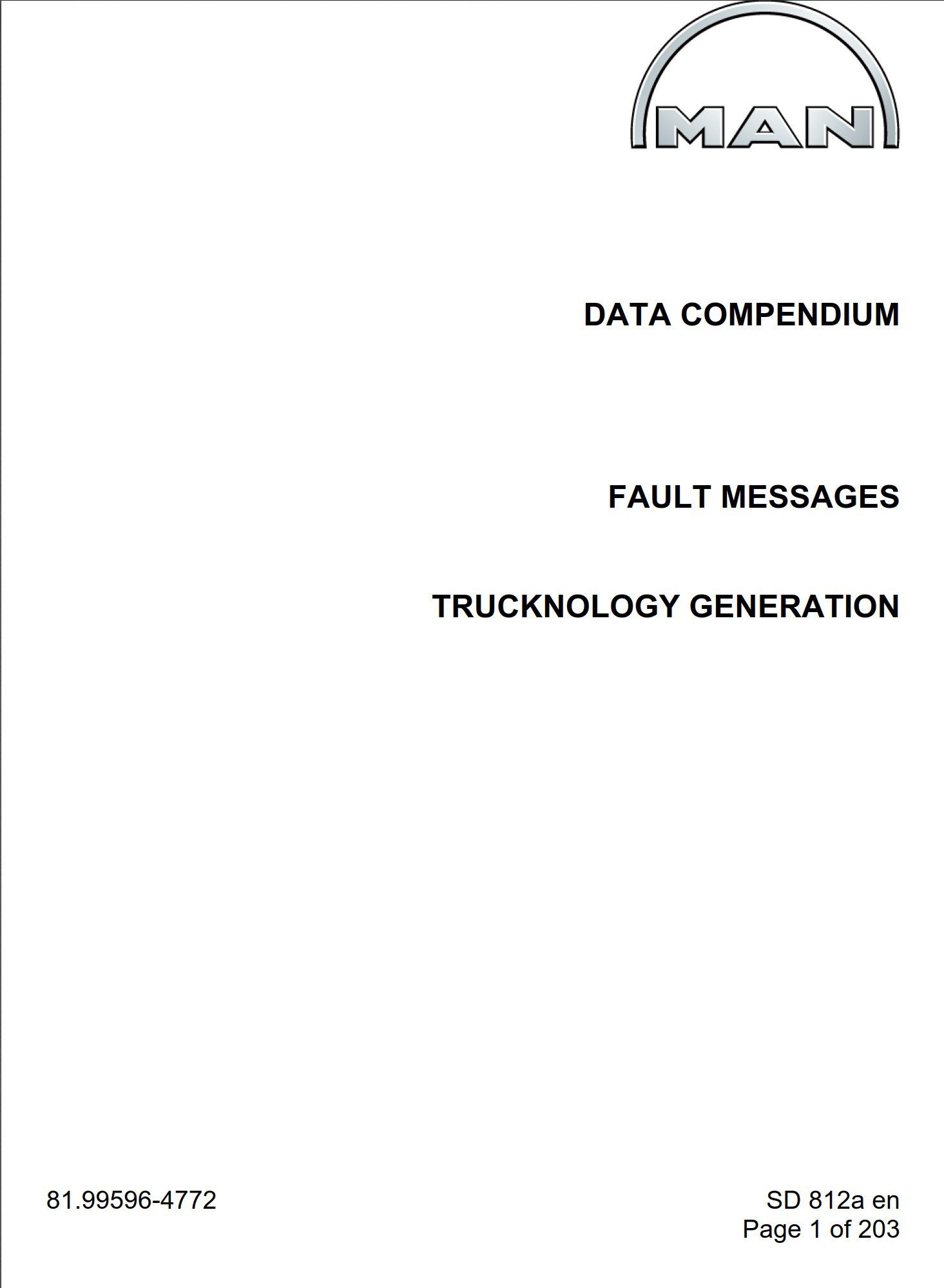 man fault messages manual