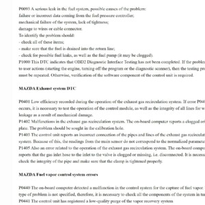 mazda fault codes dtc cx 5, cx 7, 3, 5, 6, 323, 626, rx 8, demio, familia, bongo friendee, mpv, tribute, premacy, xedos.