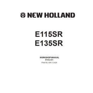 new holland e115sr e135sr workshop manual