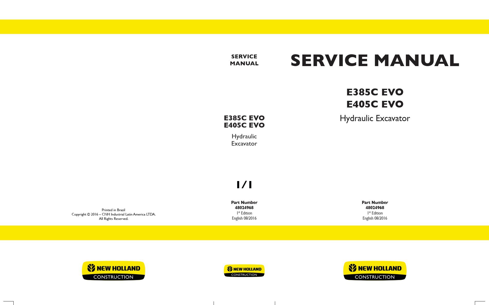 new holland e385c evo service manual