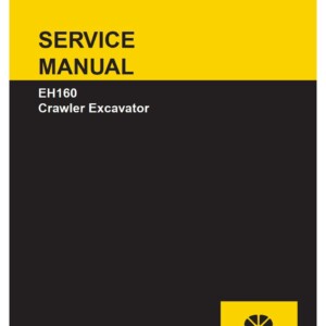 new holland eh160 crawler excavator service manual