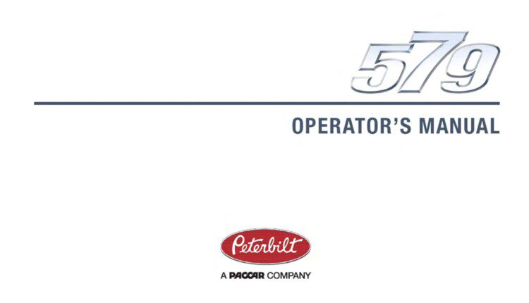 Peterbilt 579 - ProCarManuals.com