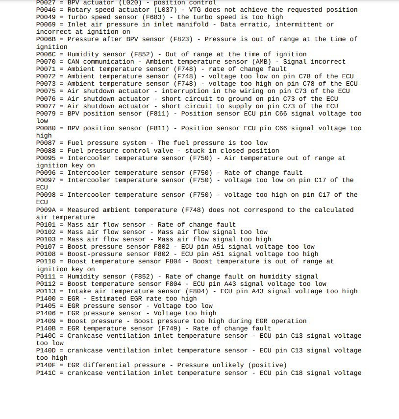 PETERBILT PACCAR MX13 Engine Fault Codes DTC PDF for FREE