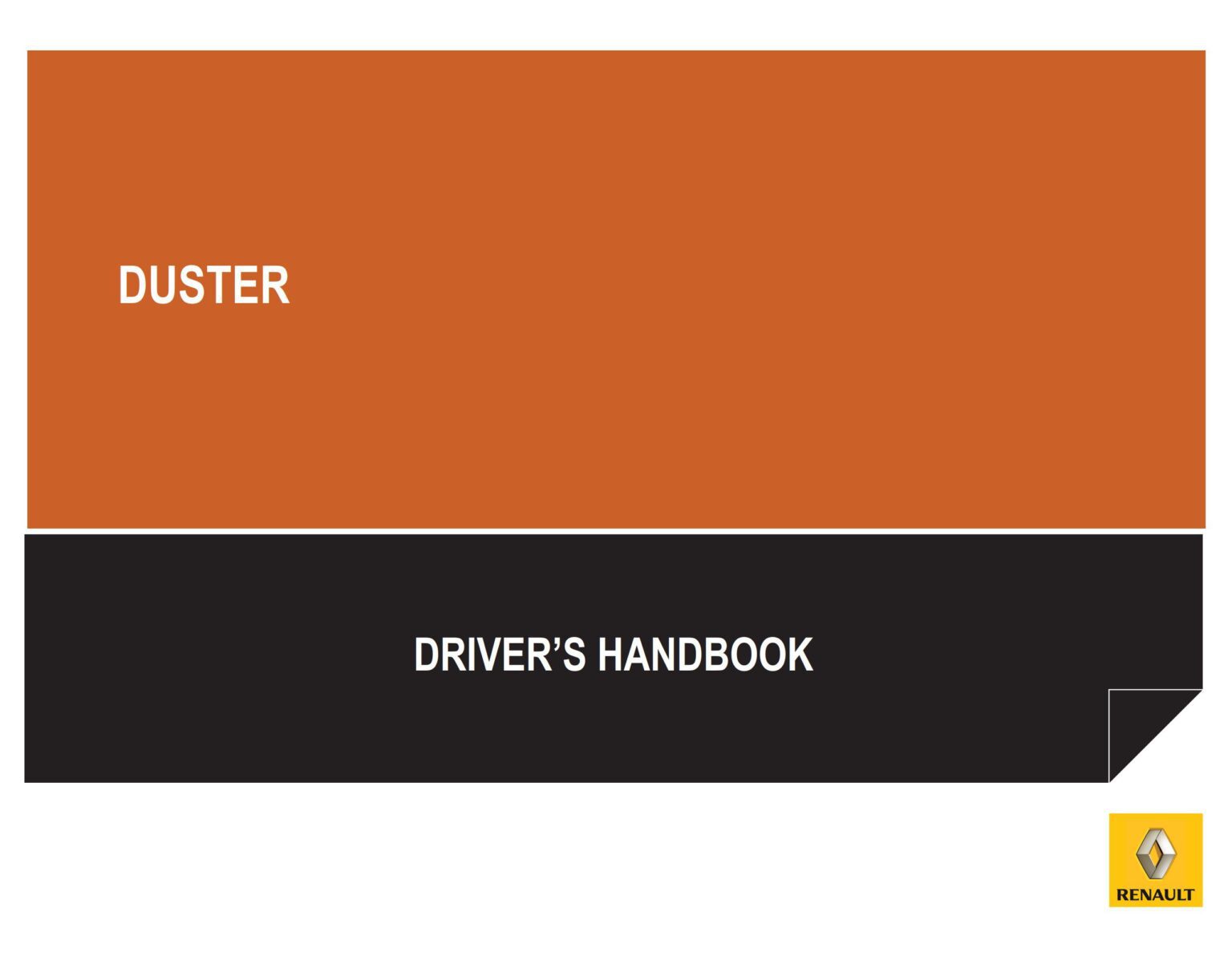 Duster Driver PDF ONLINE - Renault Duster Drivers Handbook - DIY & Guides