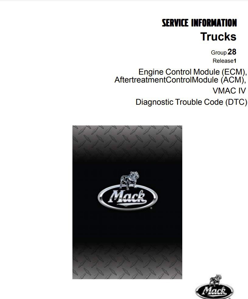 renault truck ecm acm dtcs vmac iv