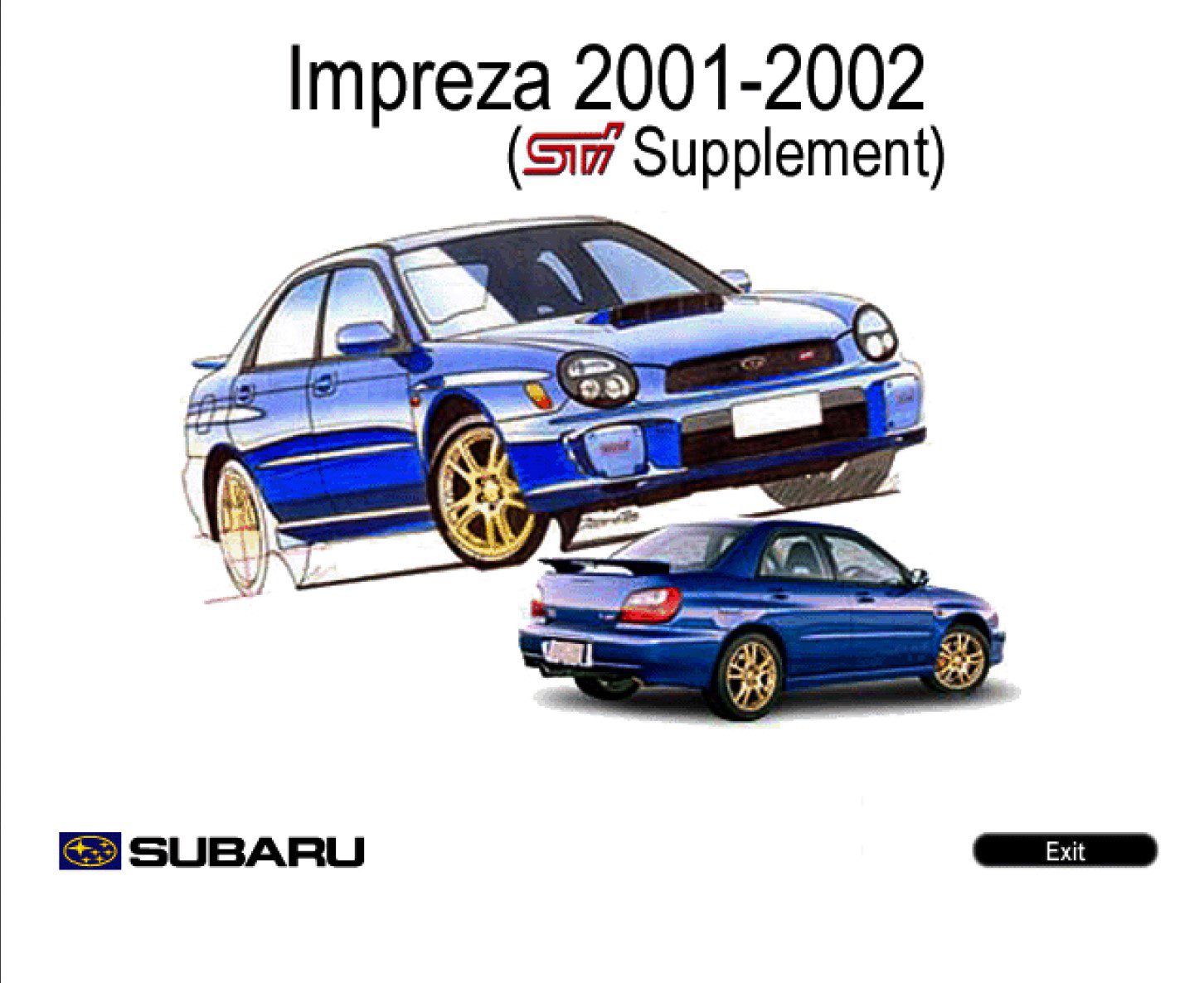subaru impreza 2001 2002 wrx sti service manual