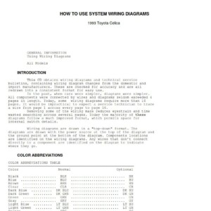 toyota celica 1993 repair manual