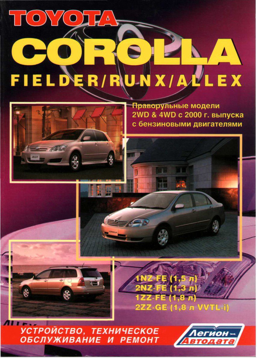 toyota corolla 2000 service manual