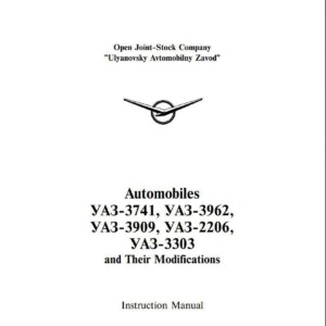 uaz 3741 3303 3909 operation maintenance manual