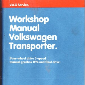 volkswagen transporter 1986 workshop manual