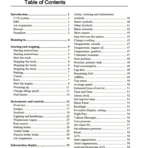 volvo fm driver’s handbook